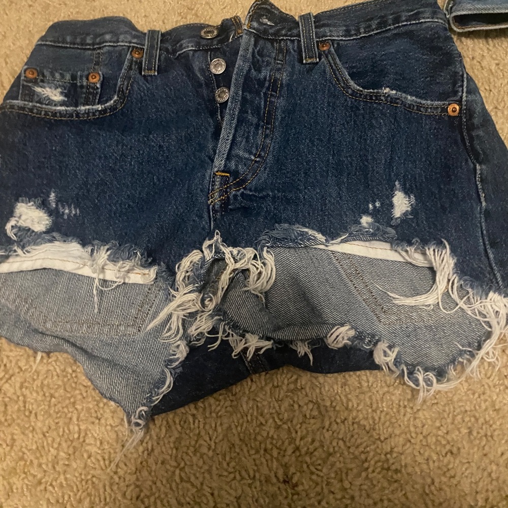 levi strauss and co W24 jean shorts